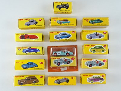 Lot 9 - A group of ATLAS DINKY cars from the British...