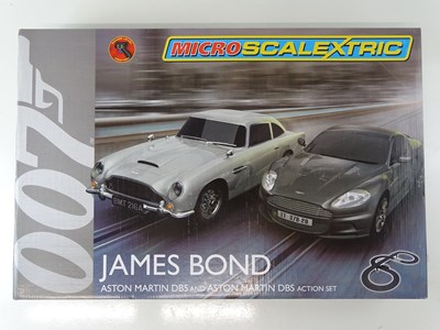 Lot 106 - A MICRO SCALEXTRIC James Bond 007 Aston Martin...