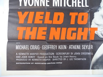 Lot 138 - YIELD TO THE NIGHT (1956) - Beautiful imagery...