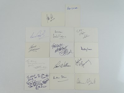 Lot 177 - COMPOSERS etc: A mixed group of signed cards...