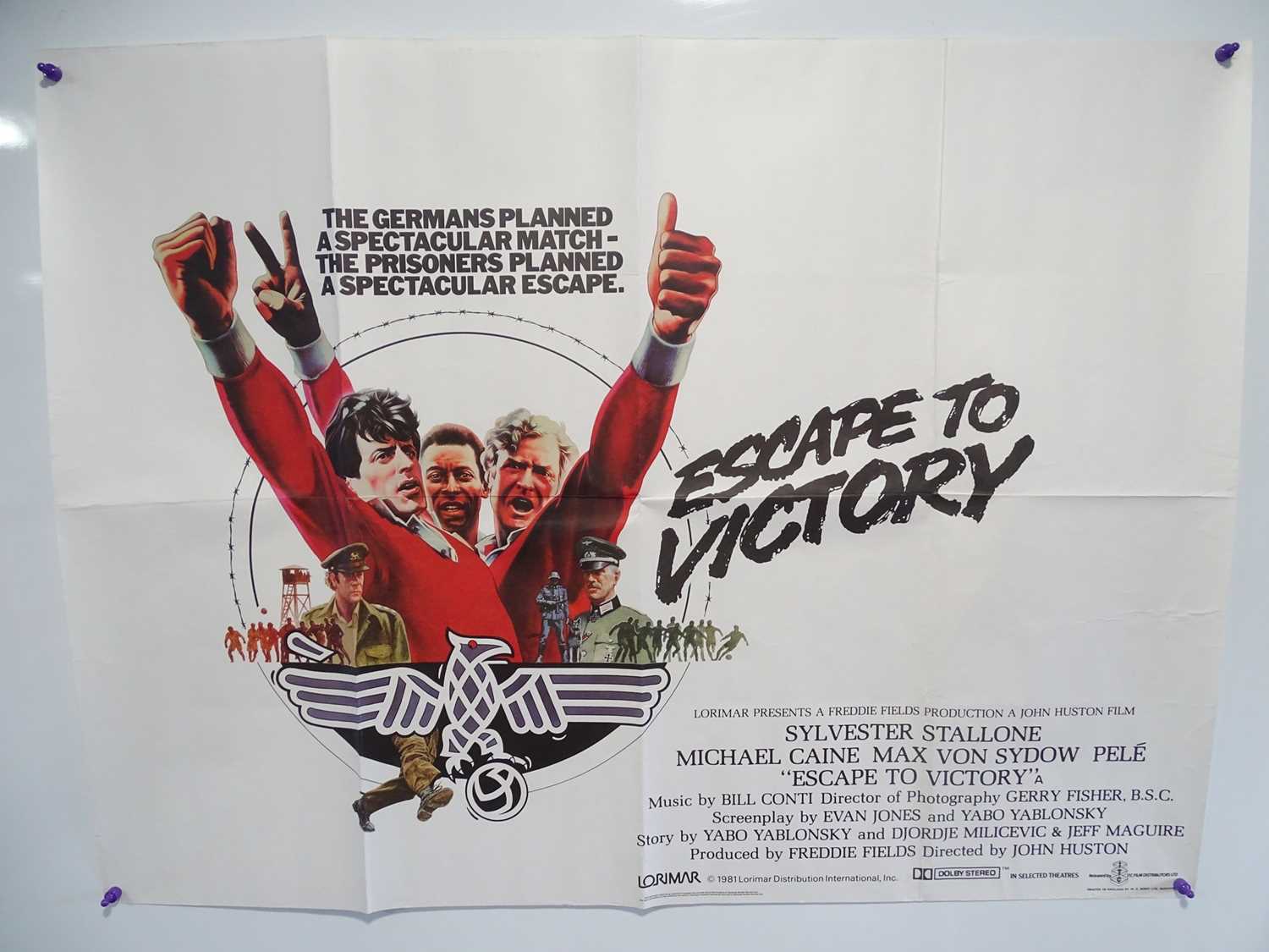 Lot 17 - ESCAPE TO VICTORY (1980) - British UK Quad -...
