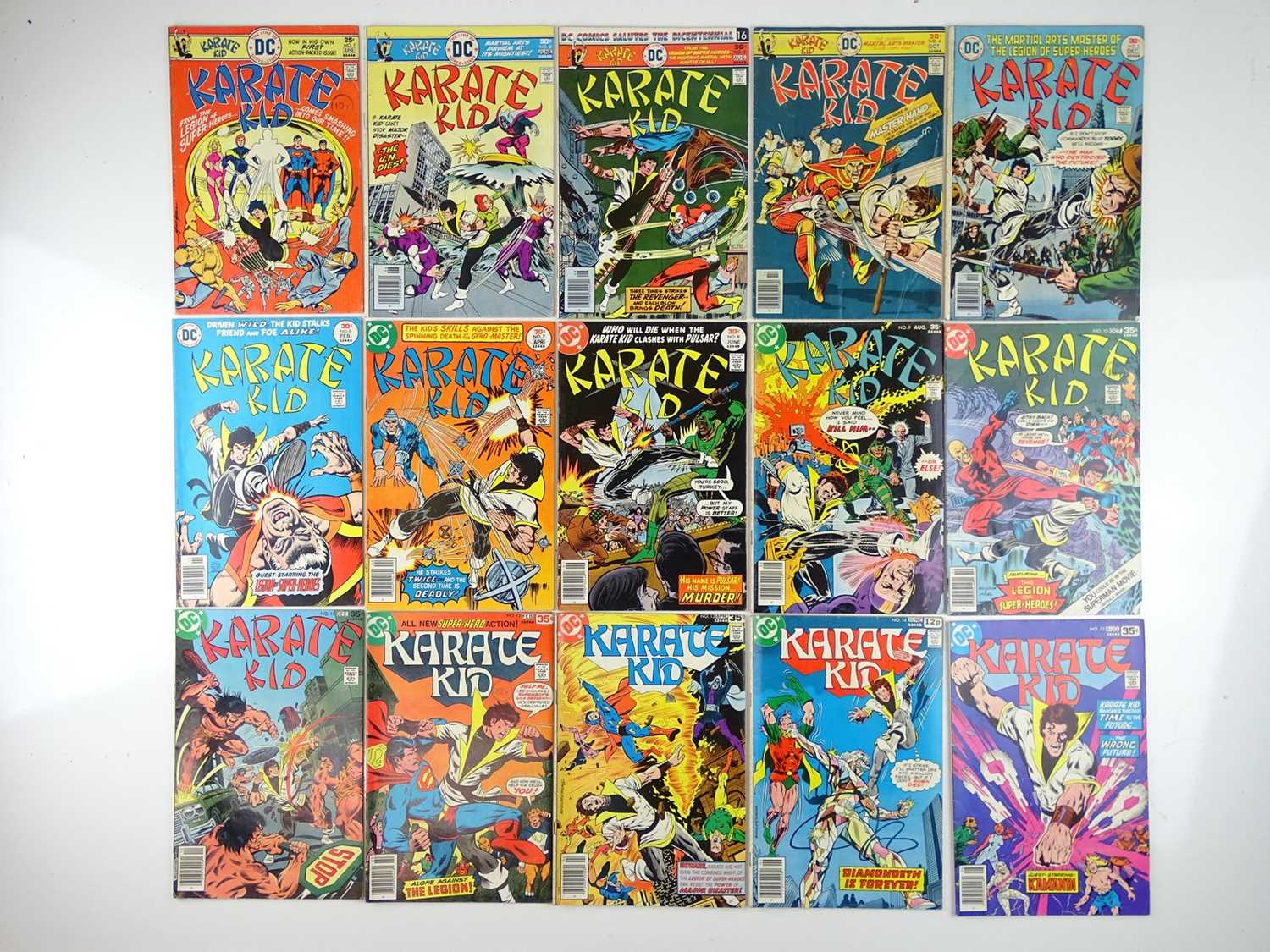 Lot 106 - KARATE KID #1, 2, 3, 4, 5, 6, 7, 8, 9, 10, 11,...