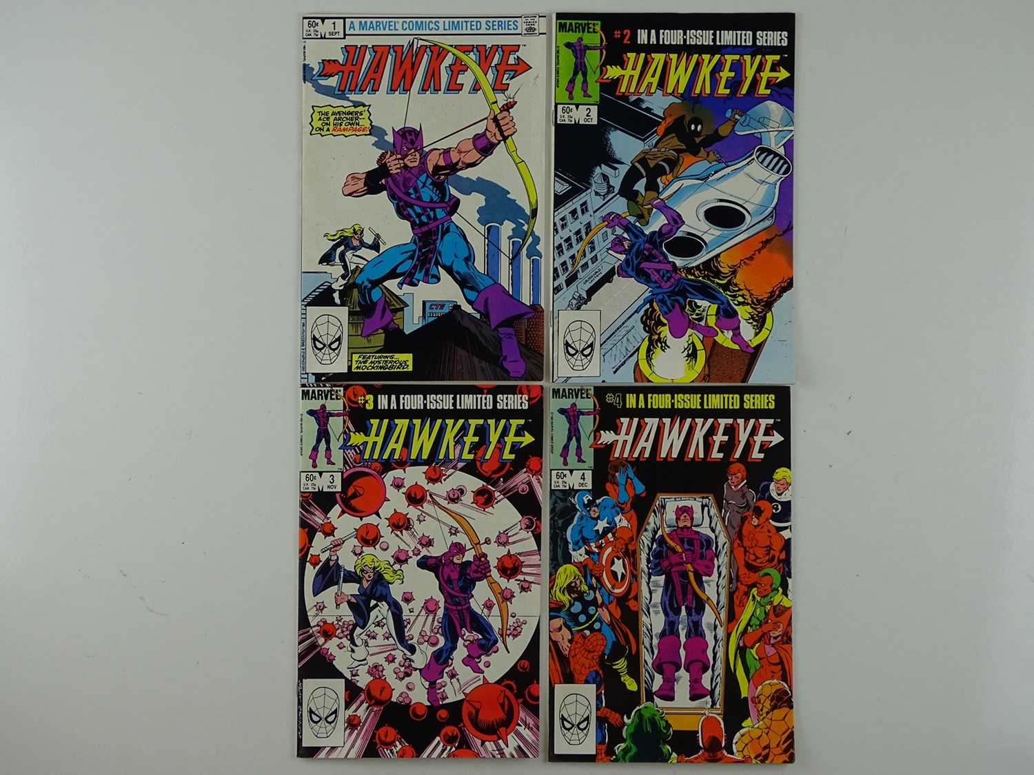 Lot 210 - HAWKEYE #1, 2, 3, 4 - (4 in Lot) - (1983