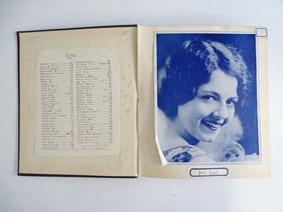Lot 182 - An album containing portraits of silent...
