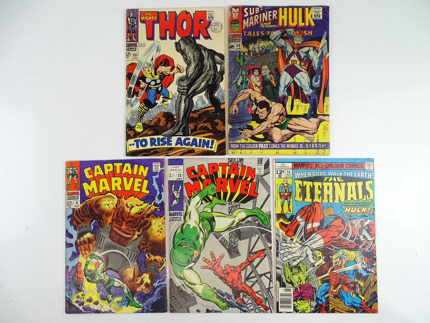 Lot 38 - ETERNALS, CAPTAIN MARVEL, THOR, TALES TO...