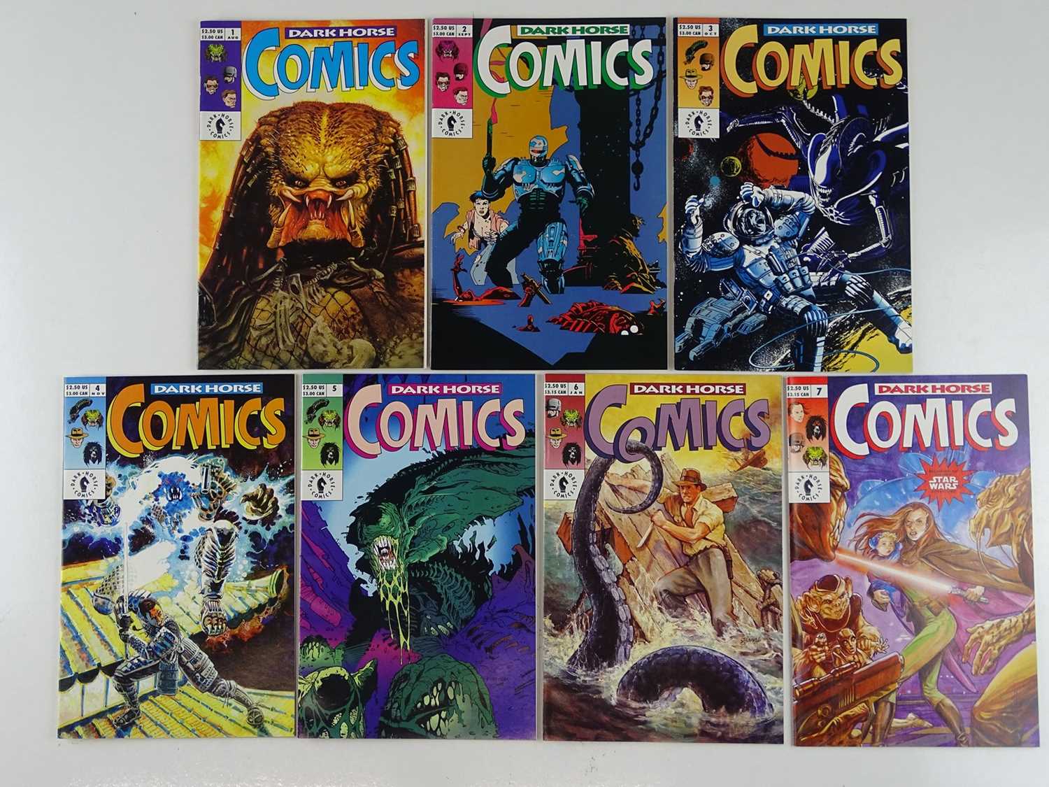 Lot 136 - DARK HORSE COMICS #1, 2, 3, 4, 5, 6, 7 - (7