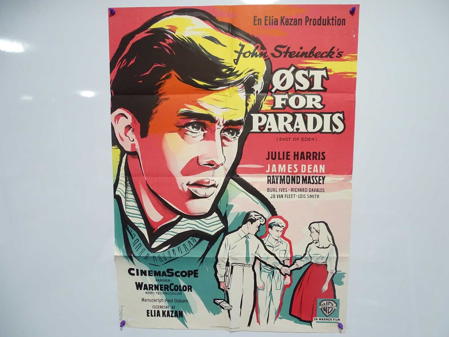 Lot 191 - EAST OF EDEN (1955) - Rare 1958, first release...