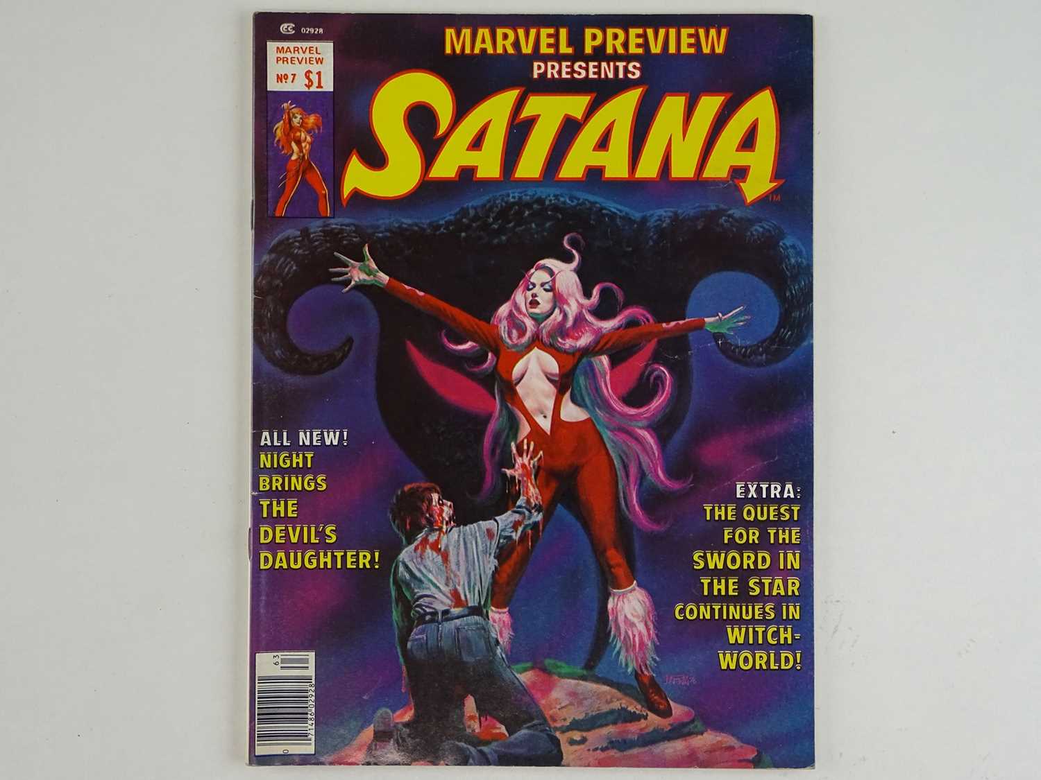 Lot 244 - MARVEL PREVIEW: SATANA #7 - (1976 - MARVEL) -...